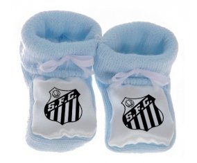 Chausson bébé Santos Futebol Clube de couleur Bleu