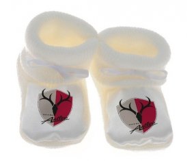 Chausson bébé Kashima Antlers Japan de couleur Blanc