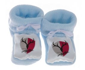 Chausson bébé Kashima Antlers Japan de couleur Bleu