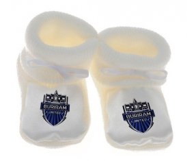 Chausson bébé Buriram United Football Club Thailand de couleur Blanc