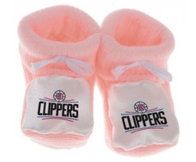 Chausson bébé Los Angeles Clippers de couleur Rose