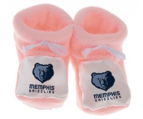 Chausson bébé Memphis Grizzlies de couleur Rose