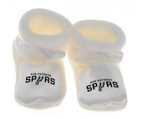 Chausson bébé San Antonio Spurs de couleur Blanc