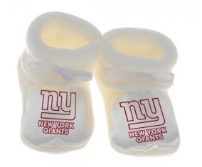 Chausson bébé New York Giants de couleur Blanc