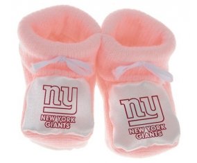 Chausson bébé New York Giants de couleur Rose