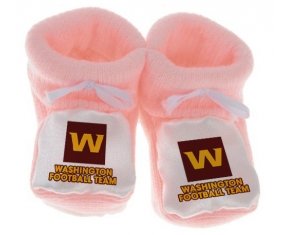 Chausson bébé Washington Football Team de couleur Rose