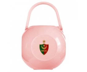 Boîte à tétine Mouloudia Club Algérois de couleur Rose