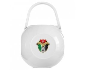 Boîte à tétine Jordan national football team de couleur Blanche