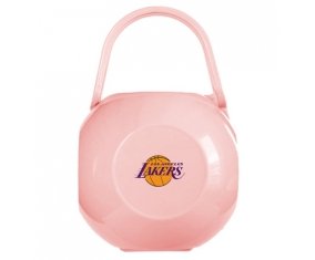 Boîte à sucette Los Angeles Lakers de couleur Rose