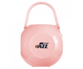 Boîte à sucette Utah Jazz de couleur Rose