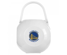 Boîte à tétine Golden State Warriors de couleur Blanche