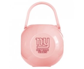 Boîte à tétine New York Giants de couleur Rose