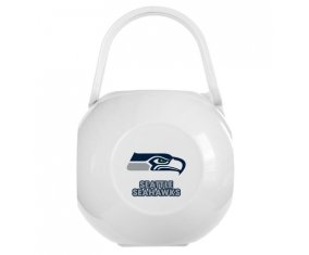 Boîte à sucette Seattle Seahawks de couleur Blanche