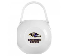 Boîte à tétine Baltimore Ravens de couleur Blanche