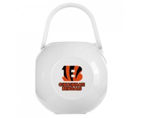 Boîte à tétine Cincinnati Bengals de couleur Blanche