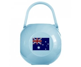 Boîte à sucette Drapeau Australie de couleur Bleue