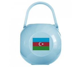 Boîte à sucette Drapeau Azerbaïdjan de couleur Bleue