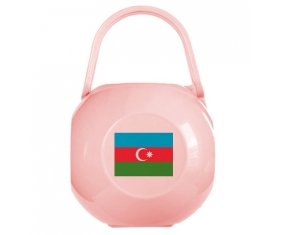 Boîte à sucette Drapeau Azerbaïdjan de couleur Rose