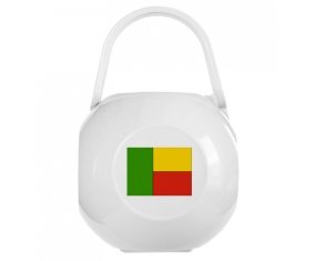 Boîte à sucette Drapeau Bénin de couleur Blanche