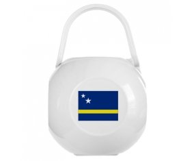 Boîte à sucette Drapeau Curacao de couleur Blanche