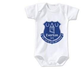 Body bébé Everton Football Club taille 3/6 mois manches Courtes