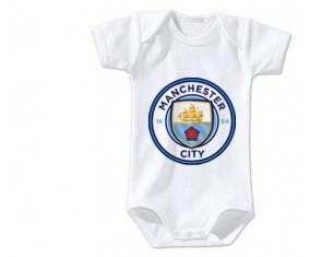 Body bébé Manchester City Football Club taille 3/6 mois manches Courtes