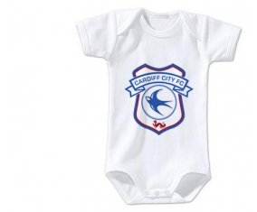 Body bébé Cardiff City Football Club taille 3/6 mois manches Courtes