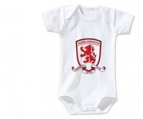 Body bébé Middlesbrough Football Club taille 3/6 mois manches Courtes