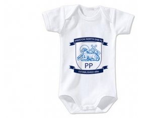 Body bébé Preston North End Football Club taille 3/6 mois manches Courtes