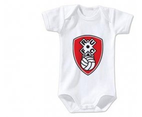 Body bébé Rotherham United Football Club taille 3/6 mois manches Courtes