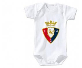 Body bébé Club Atlético Osasuna taille 3/6 mois manches Courtes