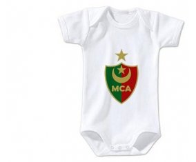 Body bébé Mouloudia Club Algérois taille 3/6 mois manches Courtes