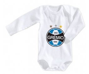 Body bébé Grêmio Foot-Ball Porto Alegrense taille 3/6 mois manches Longues