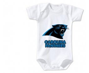 Body bébé Carolina Panthers taille 3/6 mois manches Courtes