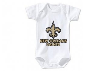 Body bébé New Orleans Saints taille 3/6 mois manches Courtes