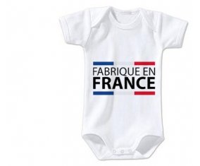 Body bébé Fabriqué en France taille 3/6 mois manches Courtes