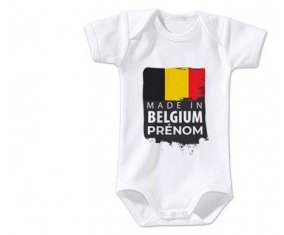 Body bébé Made in Belgium design 1 taille 3/6 mois manches Courtes