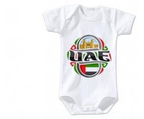 Body bébé Flag UAE taille 3/6 mois manches Courtes