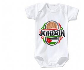 Body bébé Flag Jordan taille 3/6 mois manches Courtes