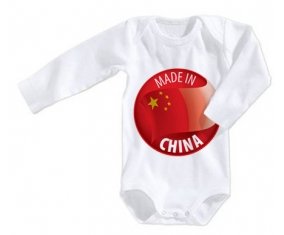 Body bébé Made in CHINA taille 3/6 mois manches Longues