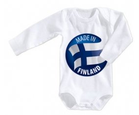 Body bébé Made in FINLAND taille 3/6 mois manches Longues