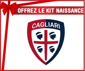 kit naissance bébé personnalisé Cagliari Calcio