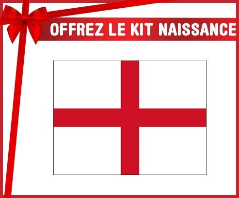 kit naissance bébé personnalisé Drapeau Angleterre