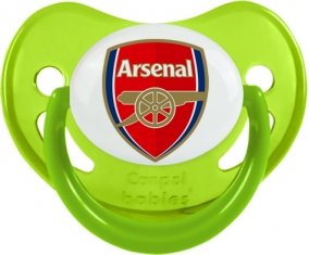 Arsenal Football Club Tétine Physiologique Vert phosphorescente