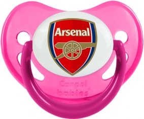 Arsenal Football Club Tétine Physiologique Rose phosphorescente