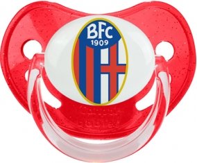 Bologna Football Club 1909 Sucette Physiologique Rouge à paillette