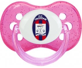 Football Club Crotone Sucette Cerise Rose à paillette