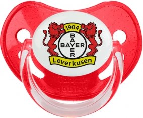 TSV Bayer 04 Leverkusen Sucette Physiologique Rouge à paillette