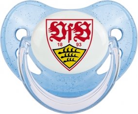 VfB Stuttgart Sucette Physiologique Bleue à paillette