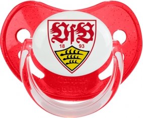 VfB Stuttgart Sucette Physiologique Rouge à paillette